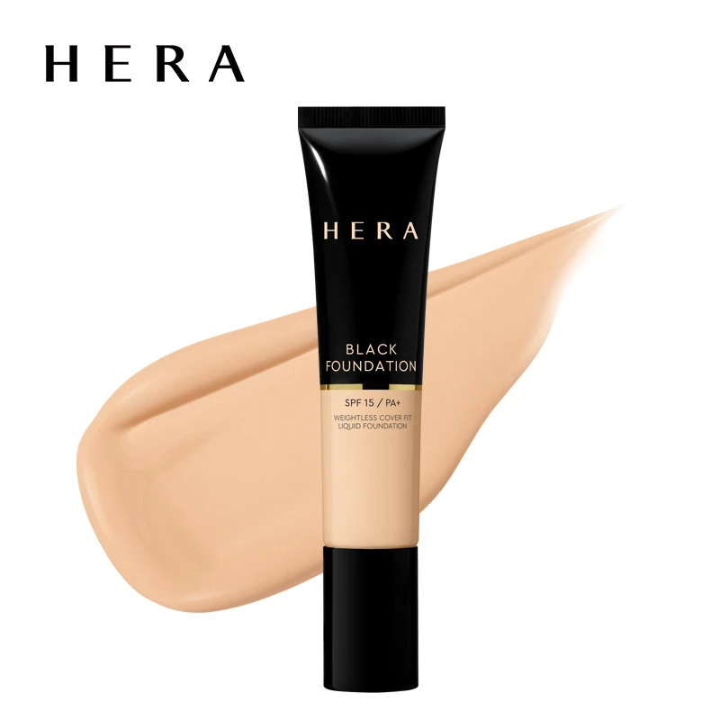 商品[国内直发] HERA|韩国Hera赫妍黑金粉底液SPF15/PA+21W1WARMVANILLA35ml/支,价格¥191,第1张图片详细描述