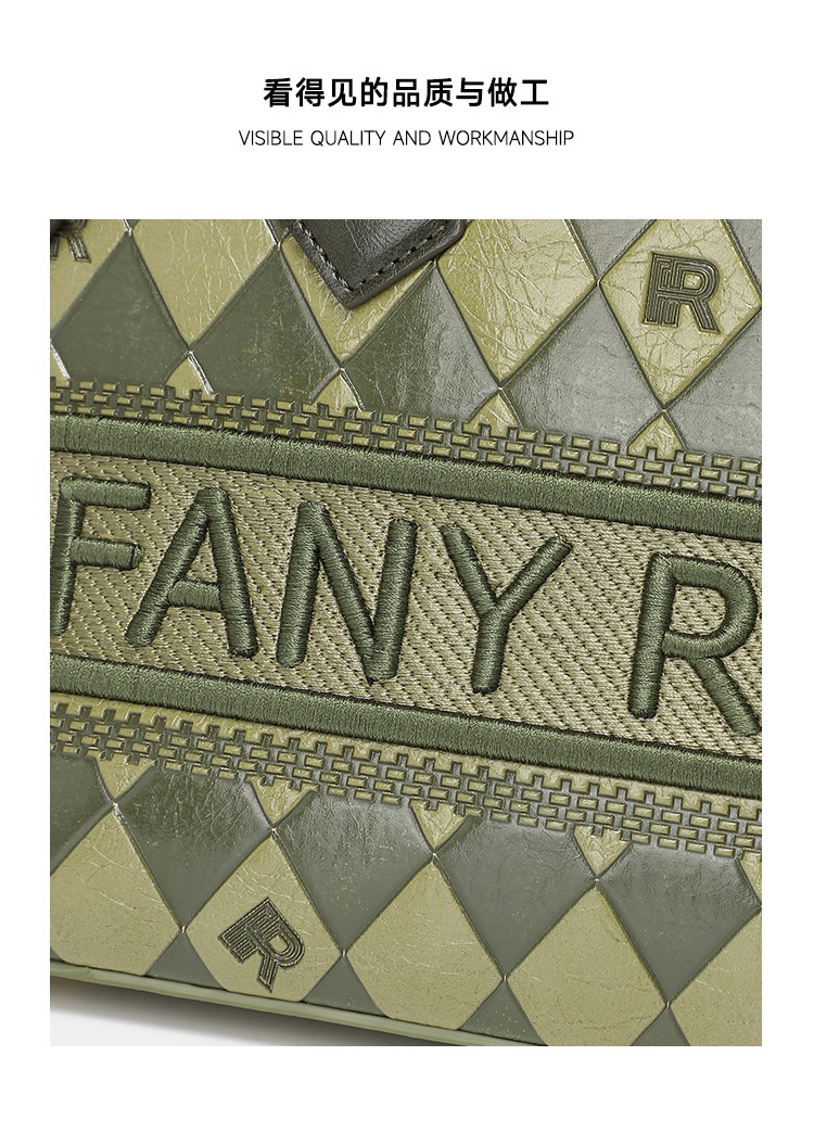 商品[国内直发] FANY ROAD|FANYROAD品牌女包新款经典上班通勤百搭手提包压花单肩斜挎贝壳包,价格¥371,第8张图片详细描述