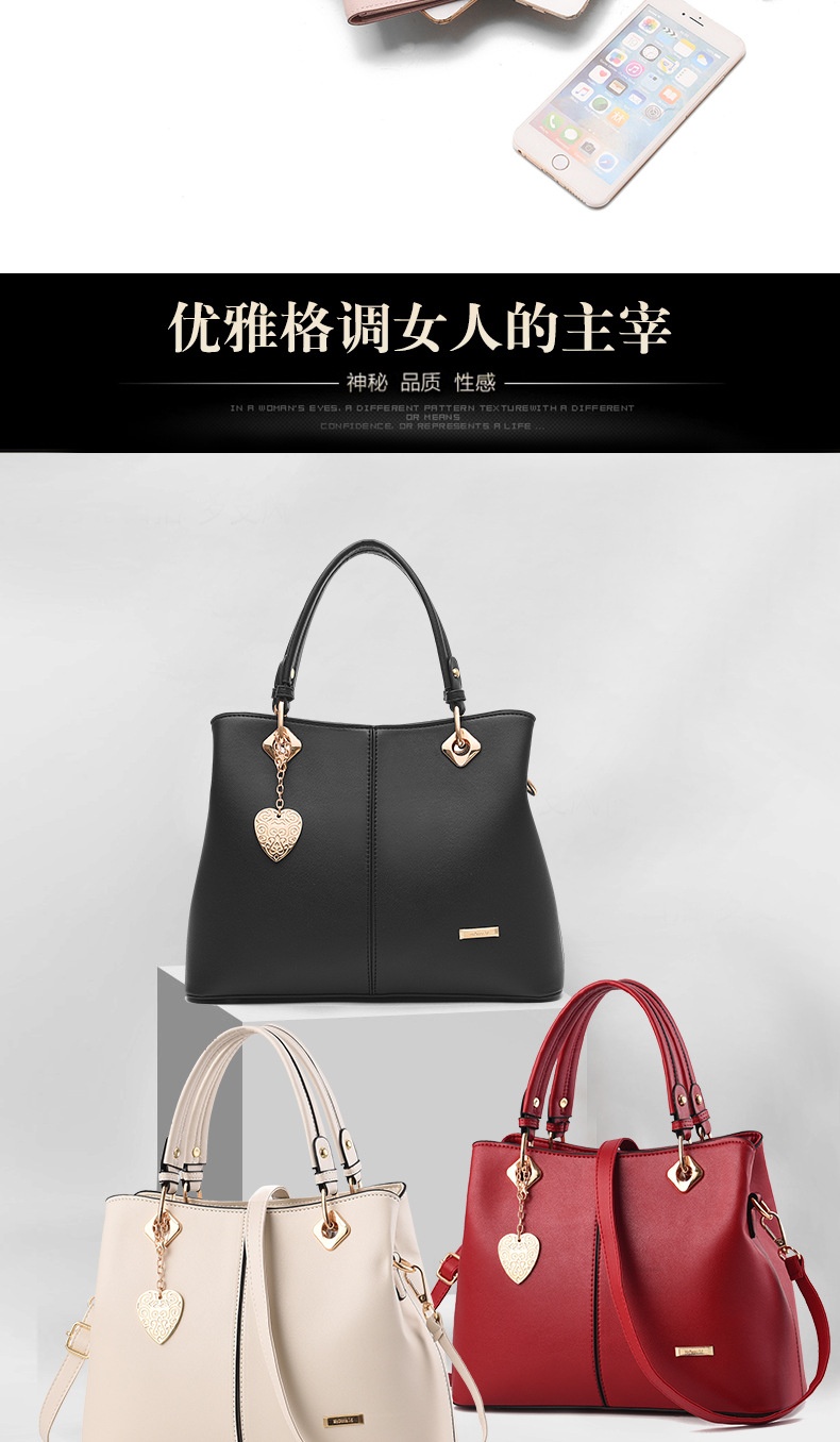 商品[国内直发] GLENVINTEN|格岚云顿女包新品2022欧美时尚潮流女士手提包外贸大容量单肩斜挎包,价格¥156,第7张图片详细描述