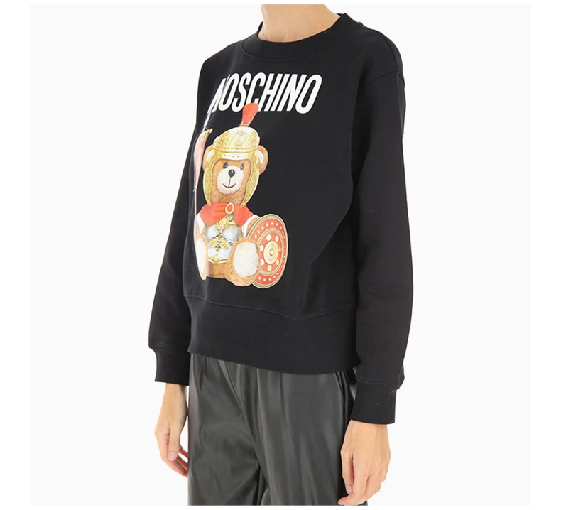 商品[国内直发] Moschino|MOSCHINO 黑色女士卫衣/帽衫 V1702-5527-2555,价格¥3258,第6张图片详细描述