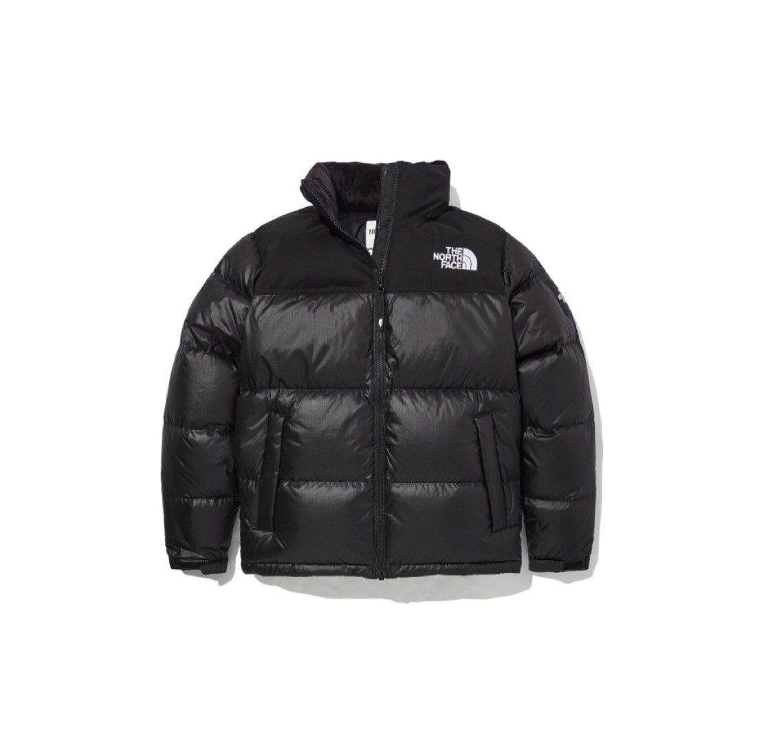 商品The North Face|【享贝家】（预售）THE NORTH FACE Logo刺绣拉链立领羽绒服 韩版冬季 情侣款 男女同款 黑色 NJ1DN50J-BLK,价格¥1458,第1张图片详细描述
