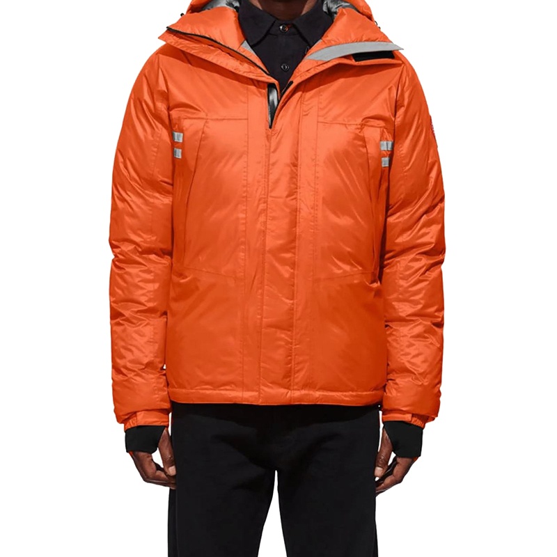 商品Canada Goose|CANADA GOOSE/加拿大鹅 经典款 Mountaineer系列 男士橙色防水面料派克大衣羽绒服,价格¥3647,第3张图片详细描述