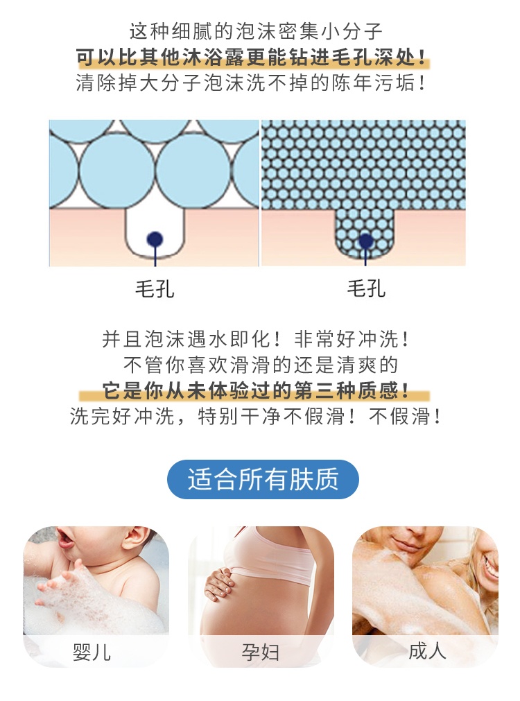 商品[国内直发] COW|COW/牛牌 日本牛乳石碱bouncia 沐浴露 花香500ml原味500ml,价格¥67,第4张图片详细描述