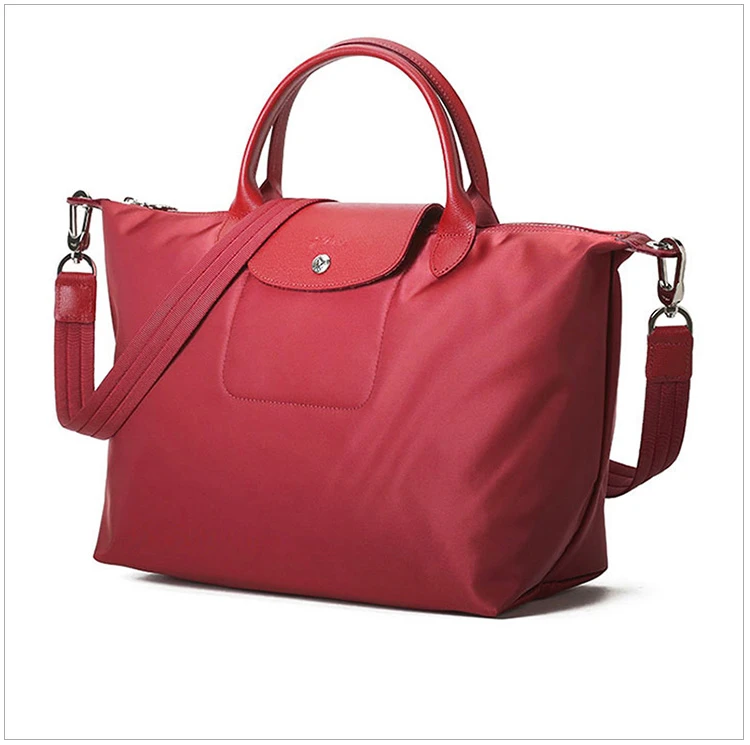 商品[国内直发] Longchamp|Longchamp 珑骧 帆布红色女士手提包 1515578545,价格¥579,第5张图片详细描述