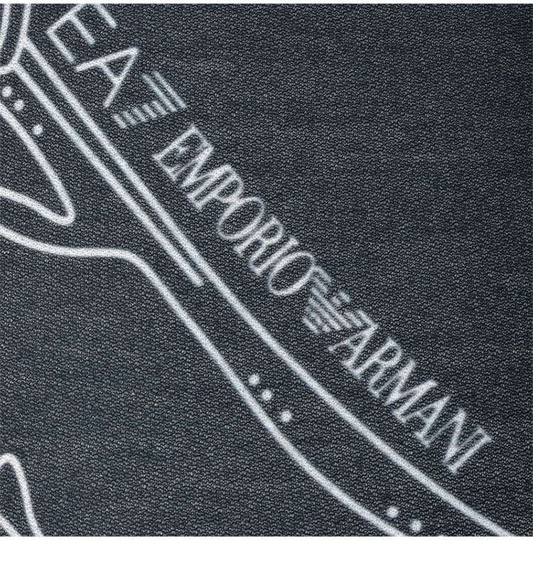 商品Emporio Armani|Emporio Armani 安普里奥 阿玛尼 女士黑色印花棉质短袖T恤 3ZTT73-JE2Z-1554,价格¥440,第7张图片详细描述
