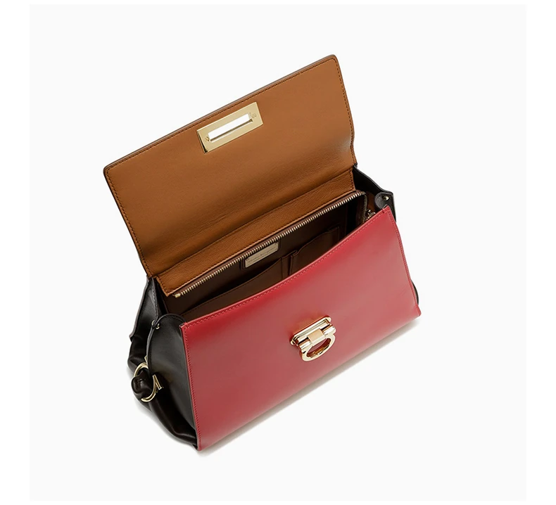 商品[国内直发] Salvatore Ferragamo|SALVATORE FERRAGAMO 红色女士斜挎包 21-E530-593701,价格¥13863,第4张图片详细描述