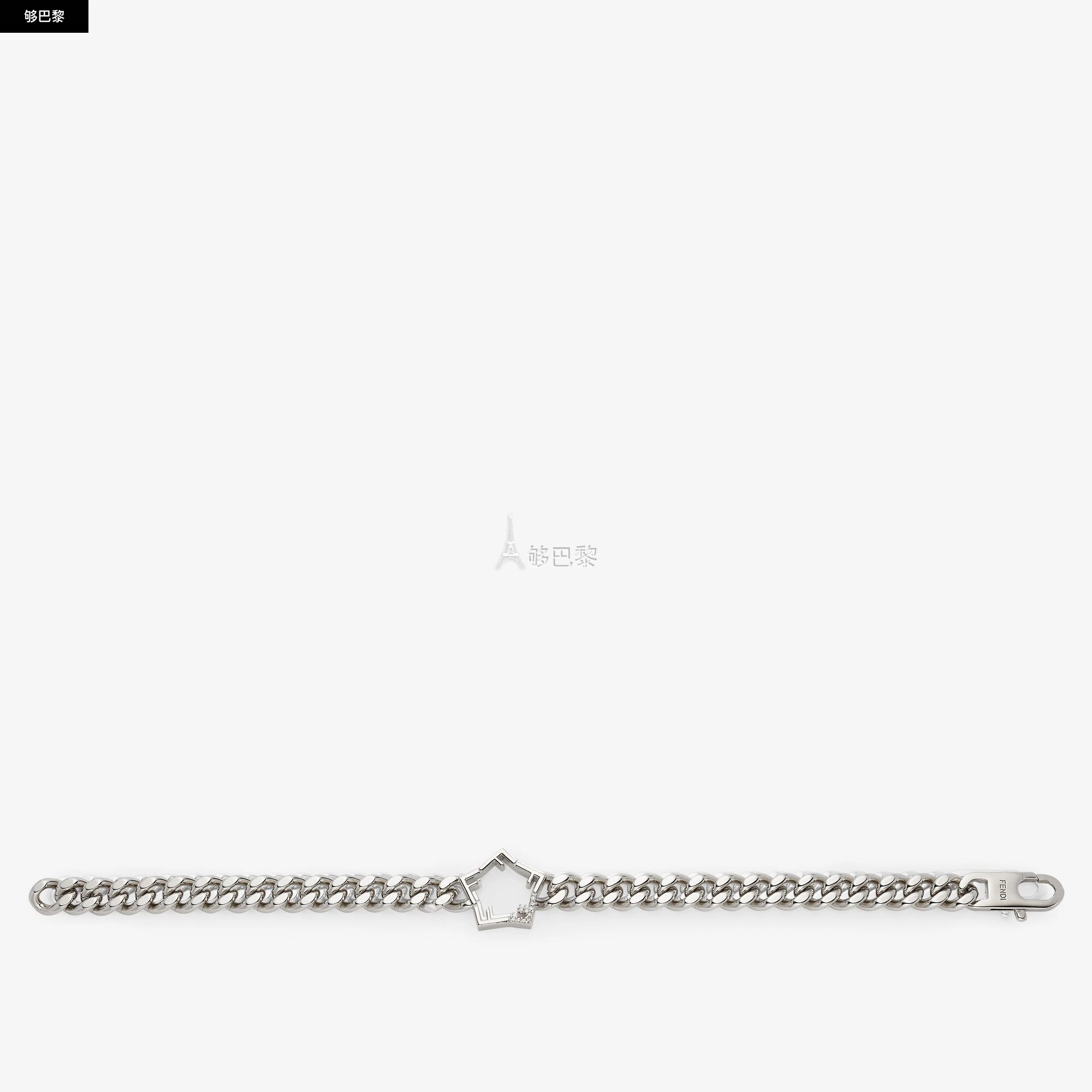 商品Fendi|【预售】 芬迪 25春夏 男士 手链 Fendi Five Bracelet 7AJ785A44GF035M ,价格¥3985,第3张图片详细描述