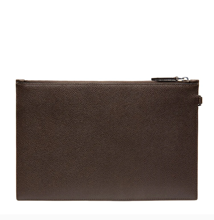 商品Bally|Bally 巴利 男士深棕色小牛皮手拿包 6232050,价格¥2174,第6张图片详细描述