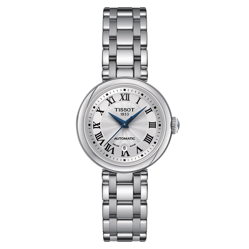 商品Tissot|预订款2-3周 天梭 小美人系列 女士银白色表盘自动机械机芯精钢表壳表带腕表29毫米T126.207.11.013.00,价格¥4745,第2张图片详细描述