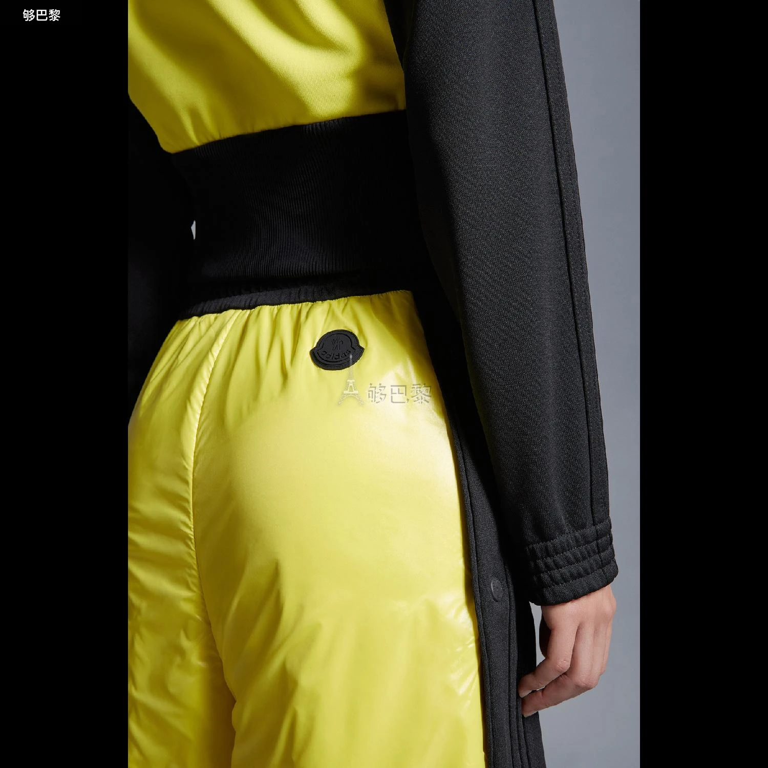 商品Moncler|【预售】 MONCLER 盟可睐 25春夏 女士 休闲裤 Acetate Trackpants I209S8H00001M2291F91 ,价格¥6099,第3张图片详细描述