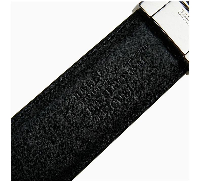 商品Bally|BALLY 黑色男士腰带 6232326,价格¥1745,第7张图片详细描述
