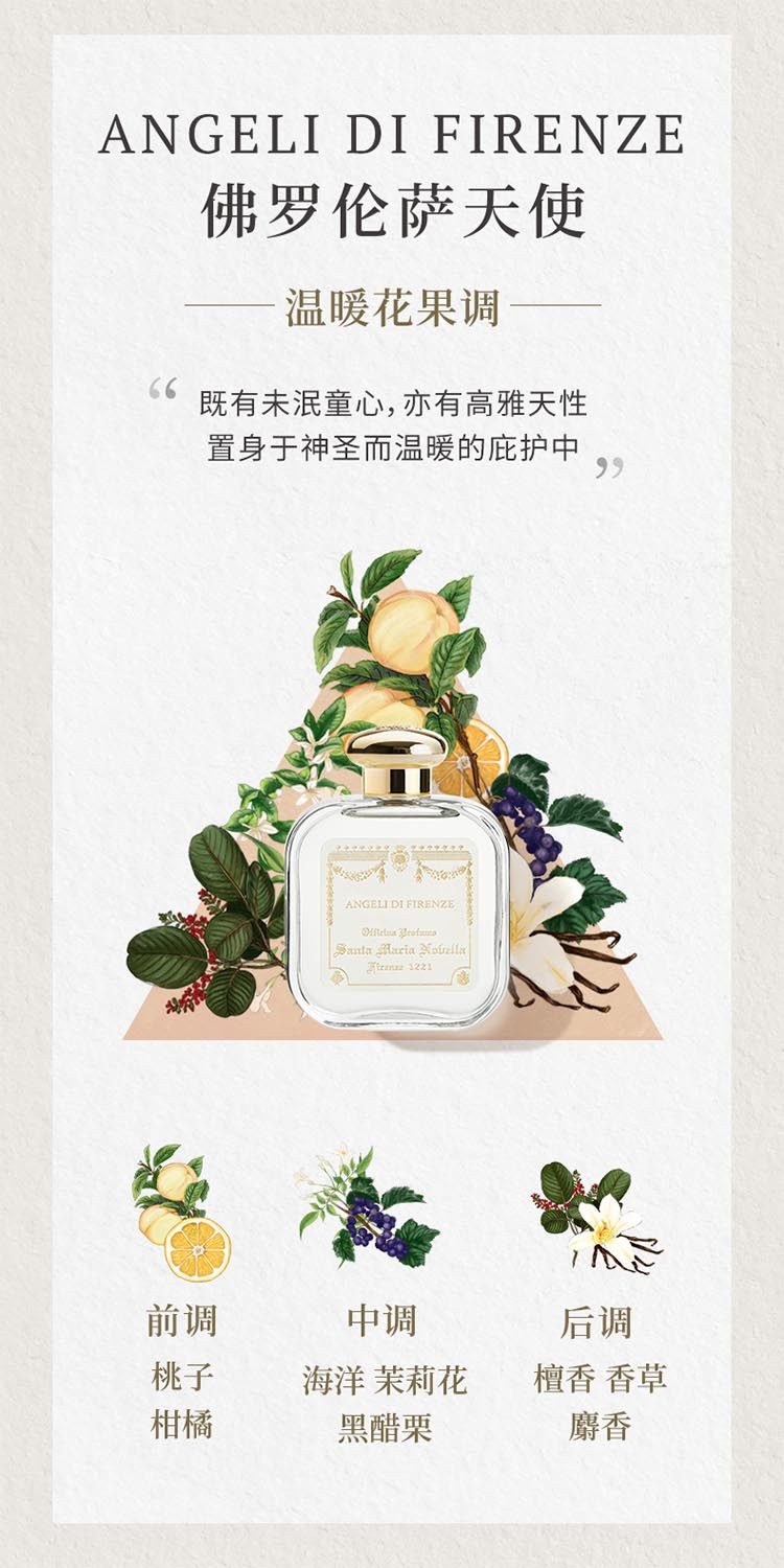 商品Santa Maria Novella|圣玛利亚 1221佛罗伦萨系列香水50-100ml EDC古龙水,价格¥689,第8张图片详细描述