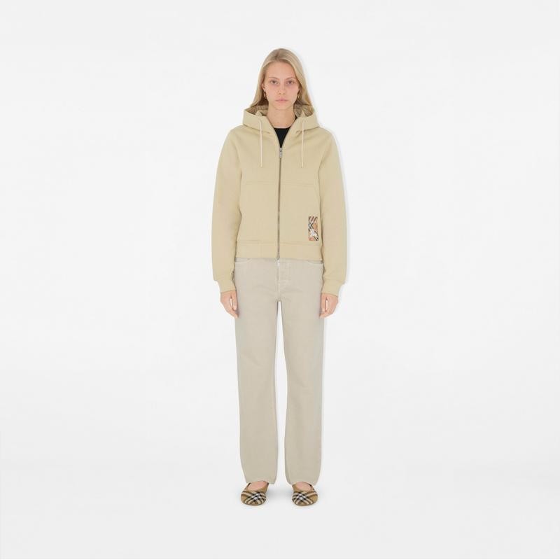 商品Burberry|BURBERRY博柏利 女士米色棉质卫衣,价格¥5135,第3张图片详细描述