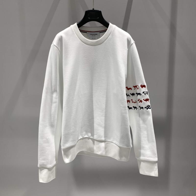 商品Thom Browne|THOM BROWNE 白色女士卫衣/帽衫 MJT258E-03377-100,价格¥4058,第3张图片详细描述