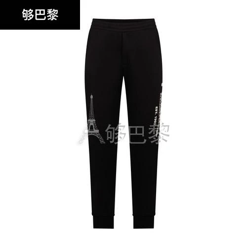 商品Alexander McQueen|【特惠8.7折】包邮包税【预售7天发货】 ALEXANDER MCQUEEN 男士 运动裤 运动长裤  688714QSZ810901 AMQUG6F8GR1,价格¥4537,第3张图片详细描述