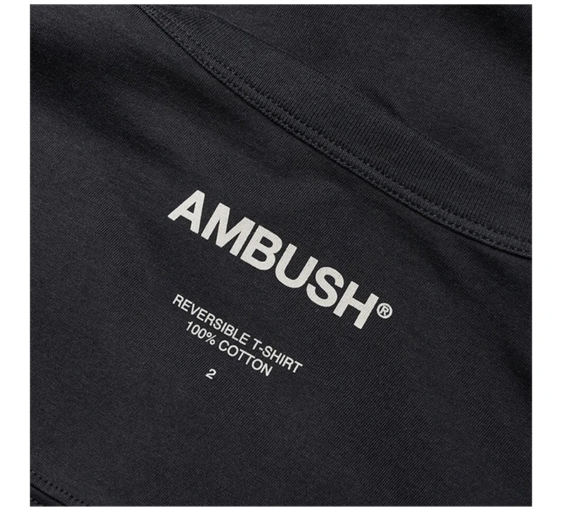 商品Ambush|AMBUSH 藏蓝色男士T恤 BMAA003-F20JER001-0730,价格¥1128,第3张图片详细描述