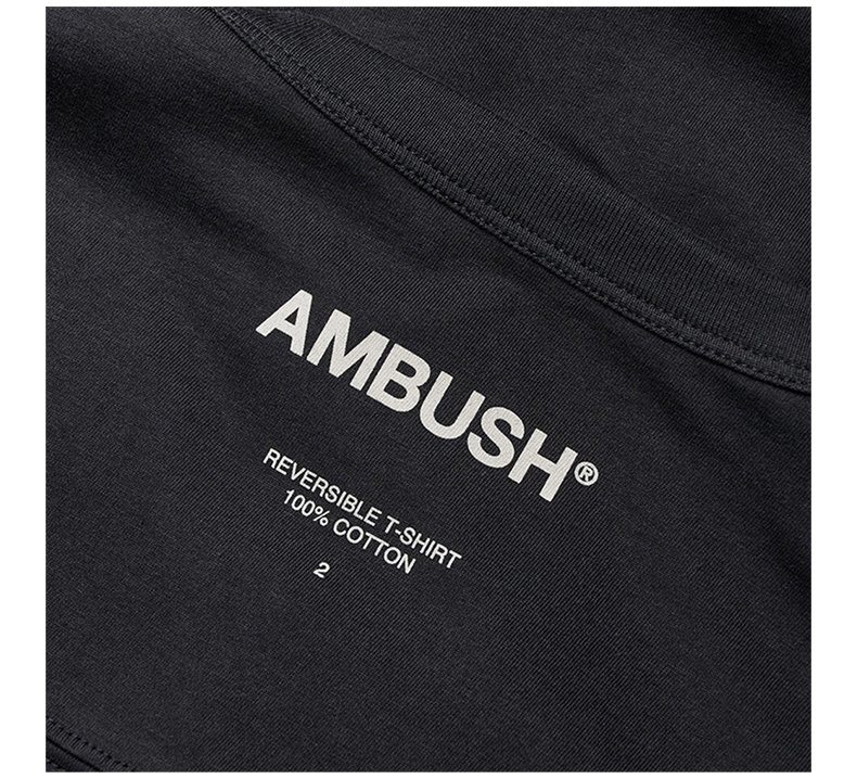 商品Ambush|AMBUSH 藏蓝色男士T恤 BMAA003-F20JER001-0730,价格¥1113,第5张图片详细描述