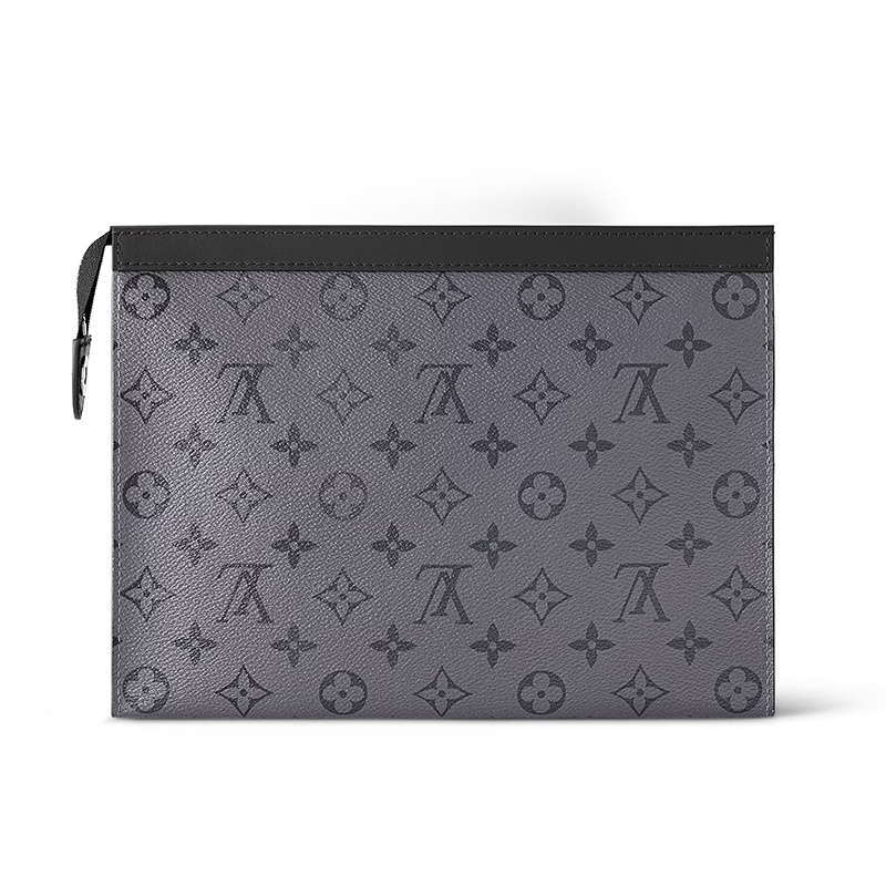 商品Louis Vuitton|【现货】路易威登 男士灰色帆布徽标印花金属饰面旅行手提包 M69535,价格¥7586,第4张图片详细描述