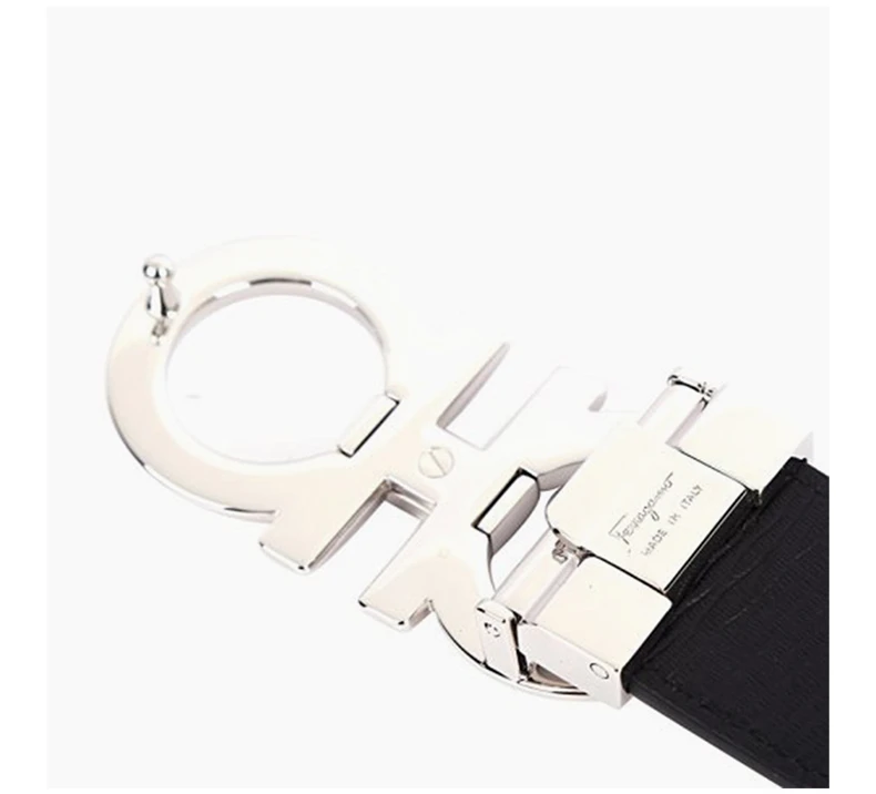 商品[国内直发] Salvatore Ferragamo|Salvatore Ferragamo 菲拉格慕 男士深蓝色牛皮腰带 67-5542-694426【包装随机，部分无包装盒】,价格¥3105,第8张图片详细描述