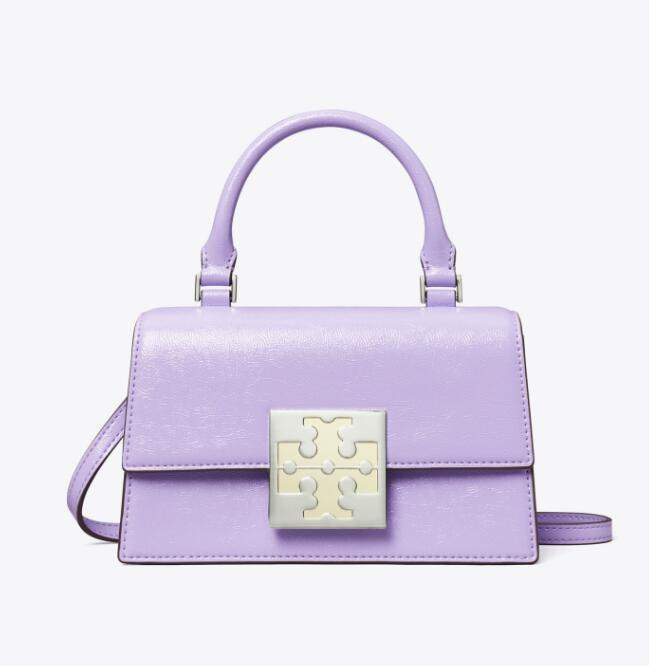 商品Tory Burch|汤丽伯奇女士BON BON 迷你皮革手提包斜挎包（香港仓发货）,价格¥2775,第6张图片详细描述