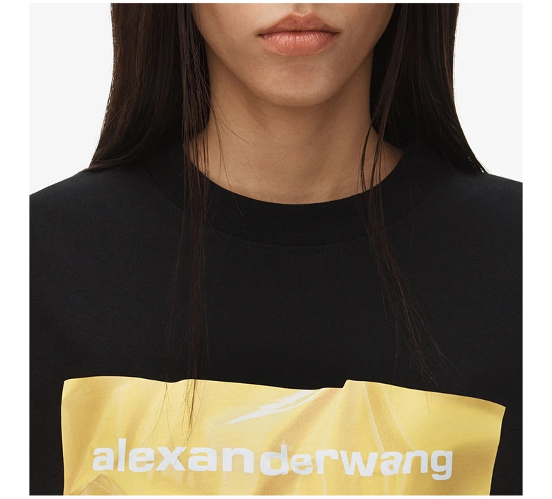 商品Alexander Wang|Alexander Wang 拼色女士上衣 UCC2211001-001,价格¥1457,第7张图片详细描述
