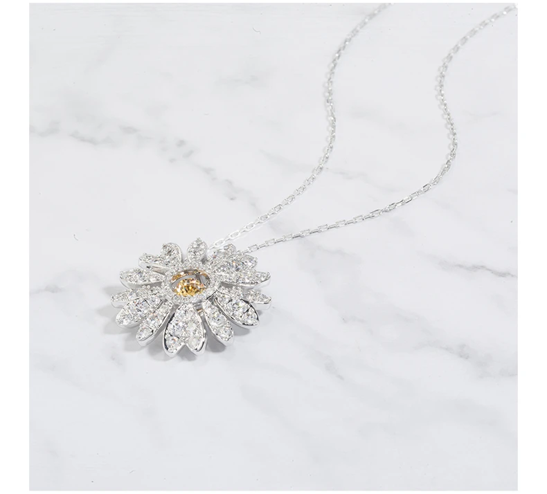 商品Swarovski|Swarovski 施华洛世奇 新款EternalFlower系列雏菊项链 5512660,价格¥540,第4张图片详细描述