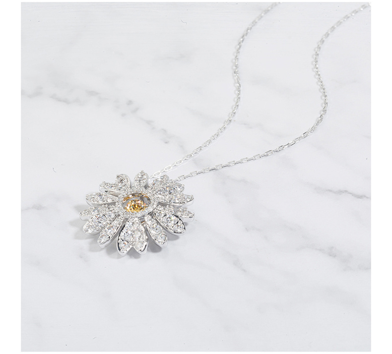 商品Swarovski|Swarovski 施华洛世奇 新款EternalFlower系列雏菊项链 5512660,价格¥690,第6张图片详细描述