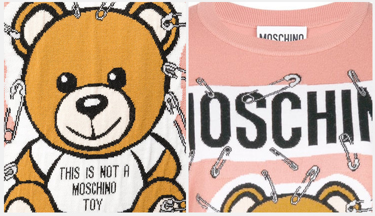 商品[国内直发] Moschino|Moschino 莫斯奇诺 女士粉色羊毛玩具熊运动衫连衣裙 EV0493-5501-1147,价格¥1965,第7张图片详细描述