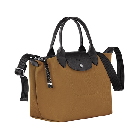 商品Longchamp|珑骧 LE PLIAGE ENERGY 再生帆布 手提包斜挎包 小号 L1512HSR 烟草色（23秋冬新色）,价格¥1815,第3张图片详细描述