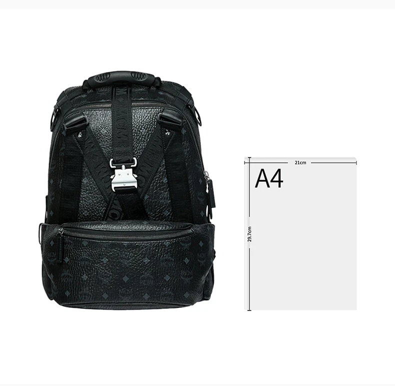商品[国内直发] MCM|MCM 男士黑色双肩包 MUK9SJV20BK,价格¥6671,第6张图片详细描述