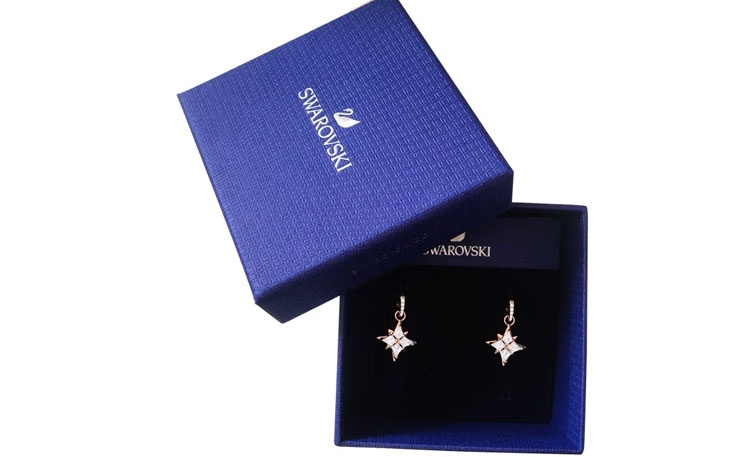商品Swarovski|SWAROVSKI 施华洛世奇 浪漫星星耳环5494337 ,价格¥521,第1张图片详细描述