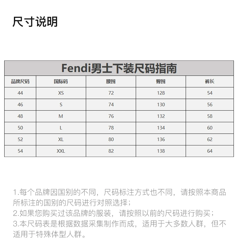商品Fendi|FENDI 男黑色男士西裤 FB0366-AGYX-F0QA1,价格¥5263,第3张图片详细描述