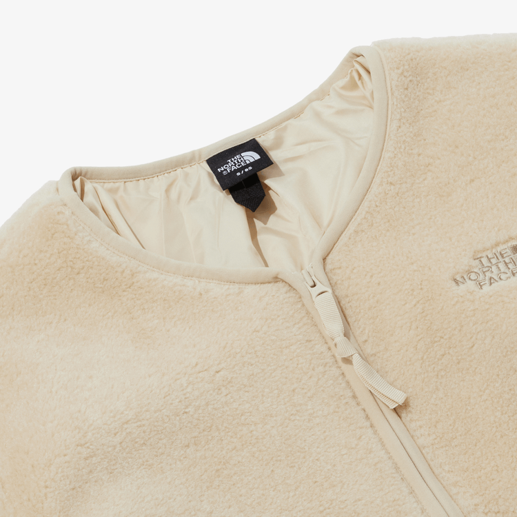 商品The North Face|【Brilliant|北面特惠】北面女式 Camper 抓绒开衫 W'S CAMPER FLEECE CARDIGAN BEIGE NJ4FP85A,价格¥1027,第4张图片详细描述