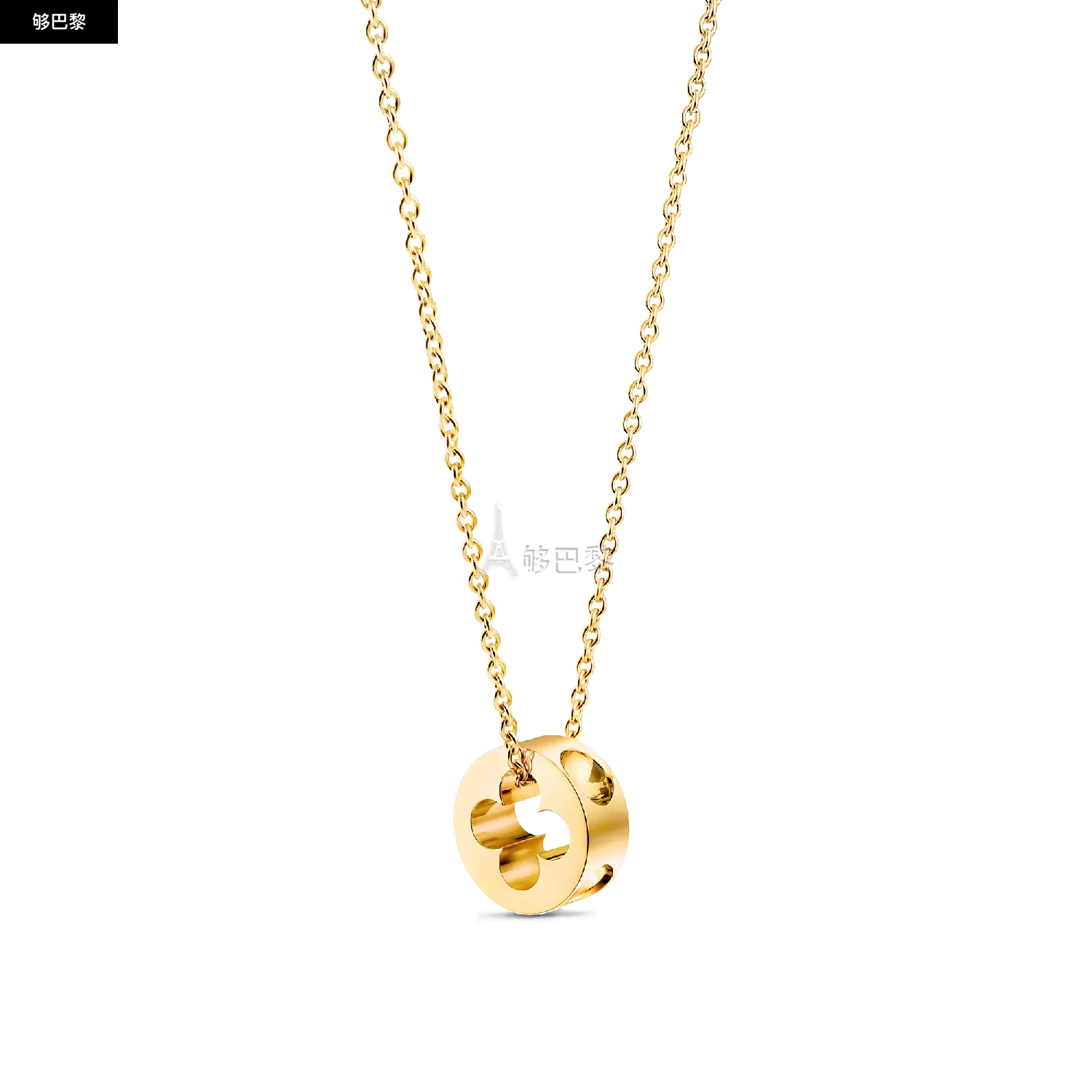 商品Louis Vuitton|【预售】 LV路易威登 25秋冬 女士 吊坠 EMPREINTE 18K 金项链 Q93969 ,价格¥25620,第2张图片详细描述