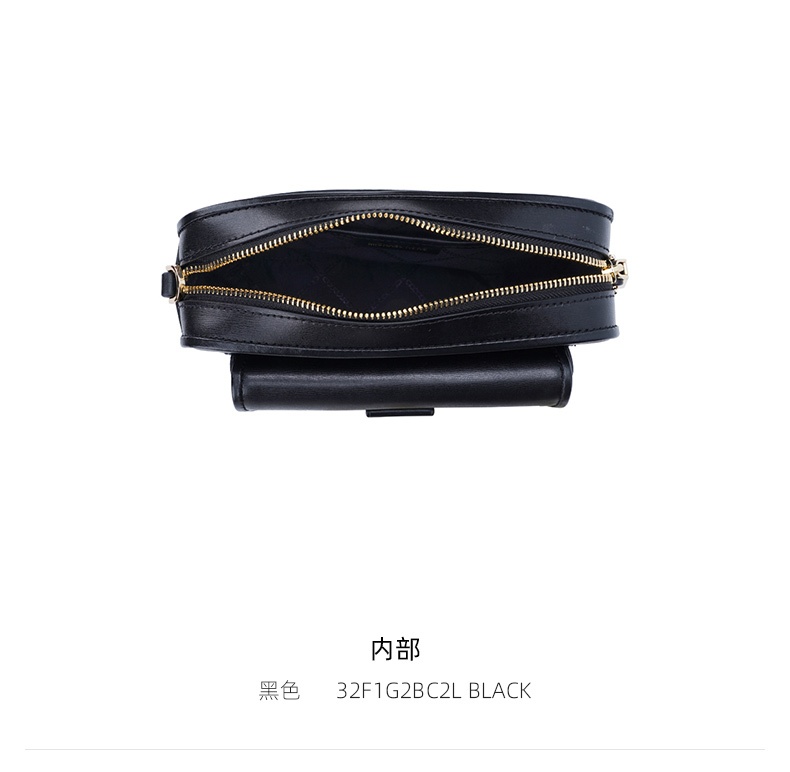 商品Michael Kors|Michael Kors 女士牛皮革单肩斜挎包 32F1G2BC2L-BLACK 送礼好物,价格¥1382,第5张图片详细描述