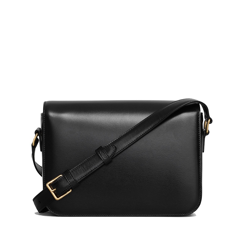 商品Celine|CELINE/赛琳 Triomphe女士牛皮房盖斜跨单肩包187363BF4.38NO,价格¥25989,第2张图片详细描述