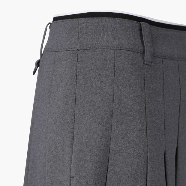 商品【预售商品15天发货】 DESCENTE|高尔夫女性松紧带细节百褶裙优雅 DO32WFSK93-MLGG,价格¥1025,第22张图片详细描述