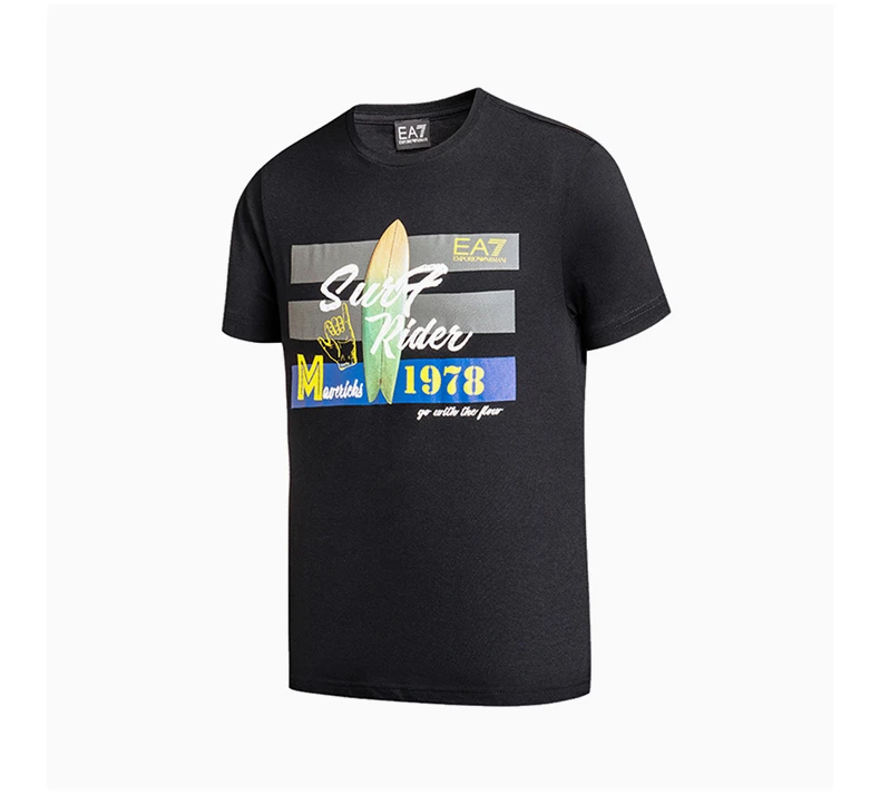 商品Emporio Armani|EMPORIO ARMANI 黑色男士T恤 3GPT15-PJT7Z-1200,价格¥451,第5张图片详细描述