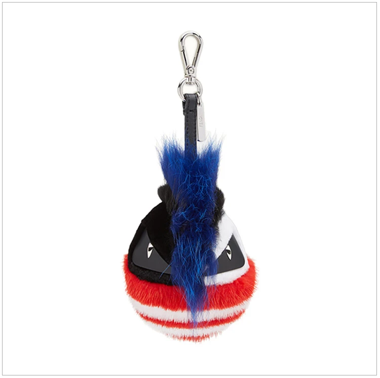 商品[国内直发] Fendi|Fendi 芬迪 白色黑色深蓝色狐狸和水貂皮 7AR604-SIY-F05JU,价格¥5771,第4张图片详细描述