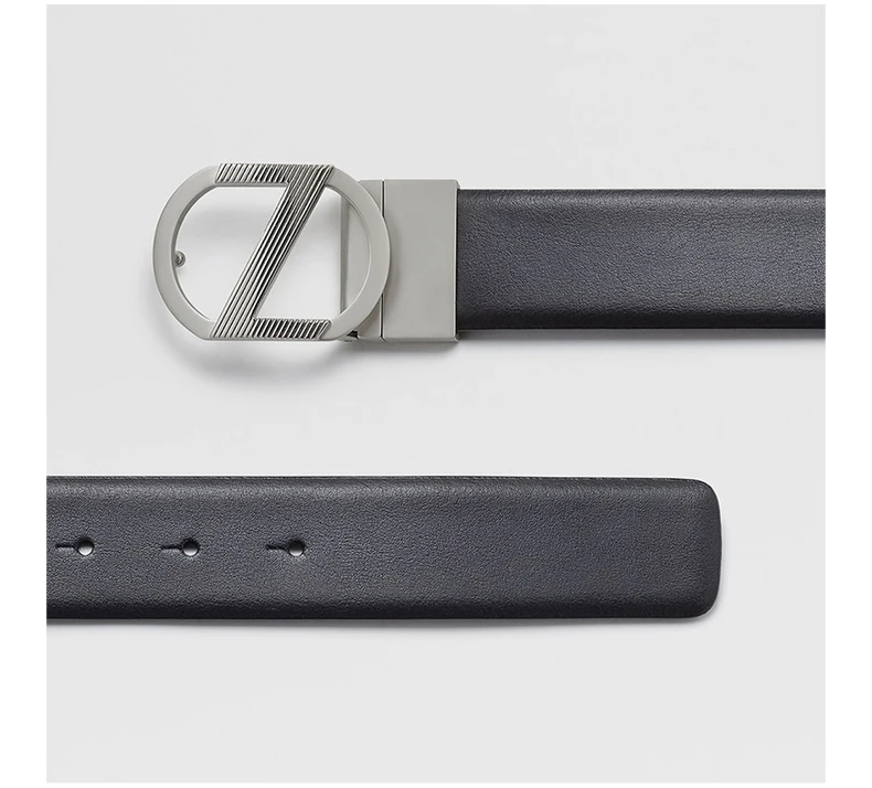 商品[国内直发] Zegna|ZEGNA 黑色男士腰带 BRIA1A-104C-NVN,价格¥1622,第5张图片详细描述