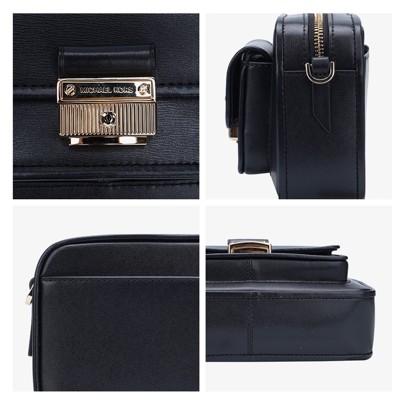 商品Michael Kors|Michael Kors 女士牛皮革单肩斜挎包 32F1G2BC2L-BLACK 送礼好物,价格¥1382,第7张图片详细描述