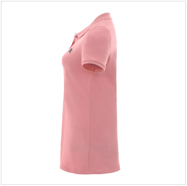 商品Burberry|Burberry 博柏利 女士粉色短袖翻领T恤 3955958,价格¥962,第21张图片详细描述