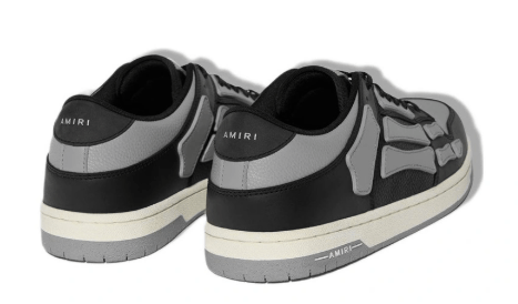 商品[国内直发] AMIRI|Amiri  Skel-top 休闲时尚板鞋 骨头鞋 黑灰色,价格¥4203,第5张图片详细描述