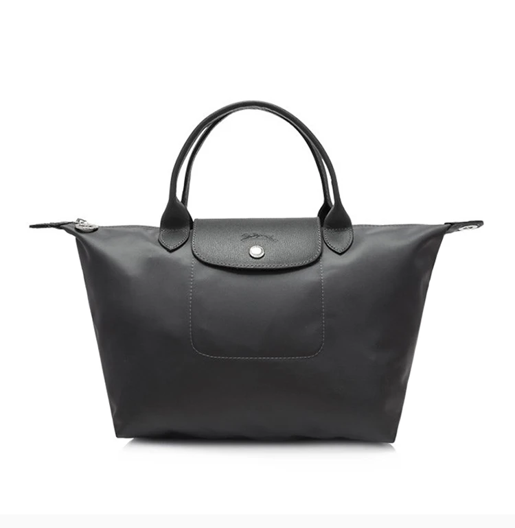 商品[国内直发] Longchamp|Longchamp 珑骧 灰色织物女士手提包 1512578112,价格¥668,第4张图片详细描述