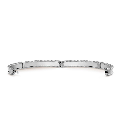 商品Van Cleef & Arpels| Van Cleef & Arpels/梵克雅宝 Perlée signature系列 18K金白金手镯VCARP3K200,价格¥60010,第3张图片详细描述