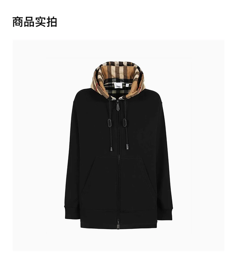 商品[国内直发] Burberry|BURBERRY 黑色女士外套 8041071,价格¥5337,第5张图片详细描述