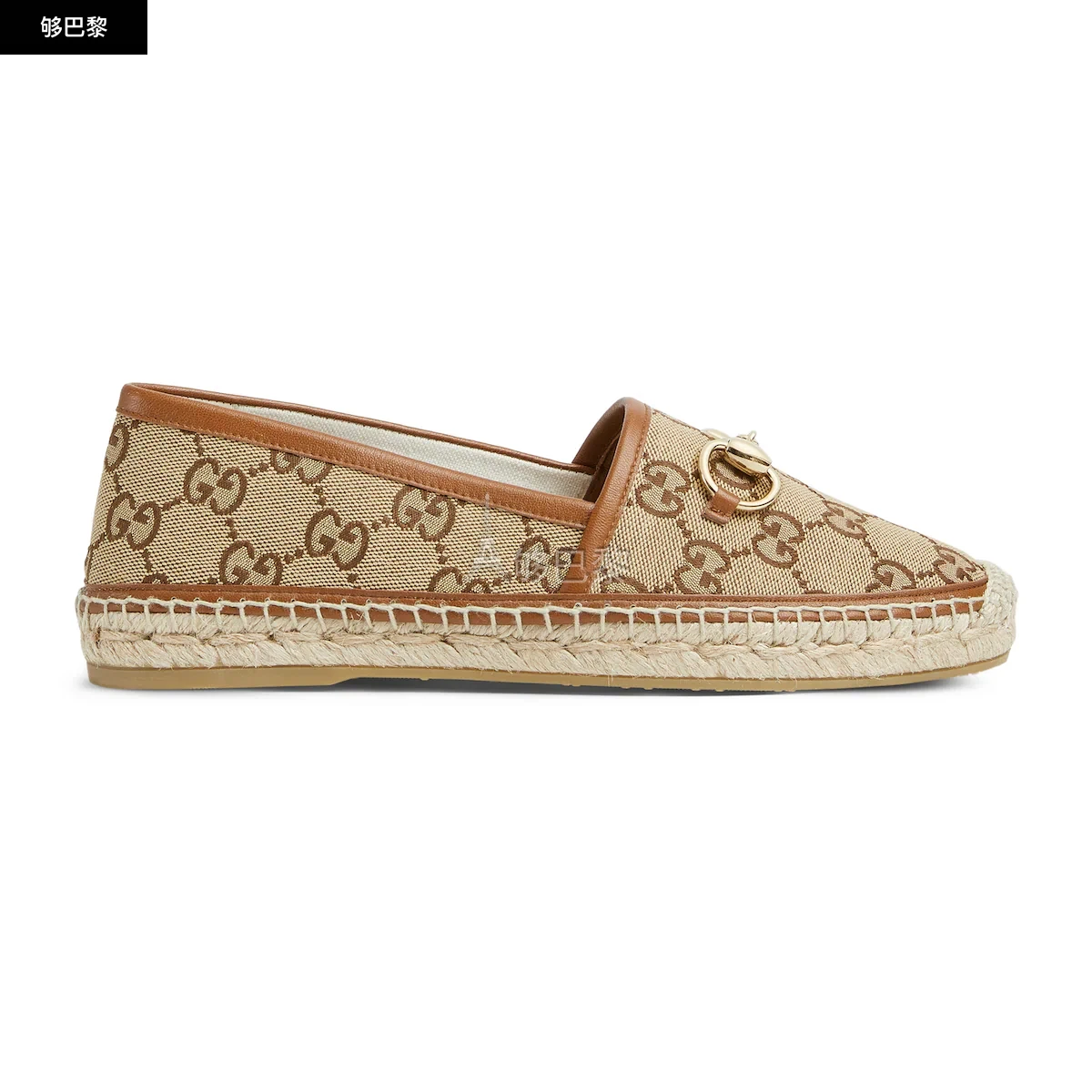 商品Gucci|【预售】 古驰 25春夏 女士 平底鞋 女士马衔扣绳底鞋 817244 9SF40 2547 ,价格¥6286,第2张图片详细描述