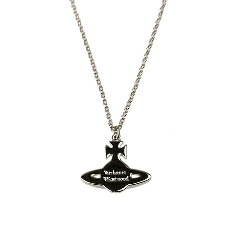 商品Vivienne Westwood|VIVIENNE WESTWOOD/西太后 女士银色/白色（黑色）时尚项链【部分款式现货速发】,价格¥709,第7张图片详细描述