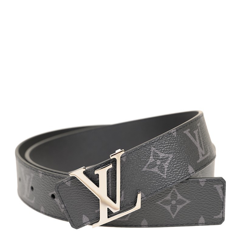 商品Louis Vuitton|LOUIS VUITTON 男士深灰色老花皮革腰带 M0450V,价格¥4528,第3张图片详细描述