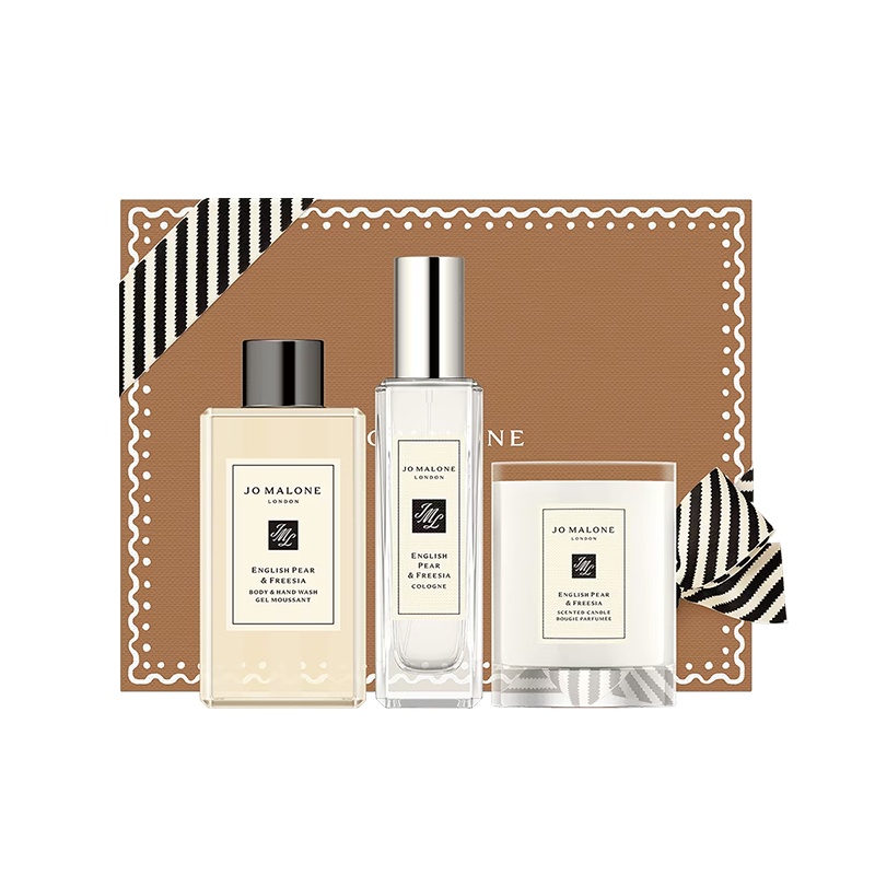 商品Jo Malone London|祖玛珑英国梨和小苍兰3件套 香水30ml+沐浴露100ml+蜡烛65g,价格¥756,第4张图片详细描述